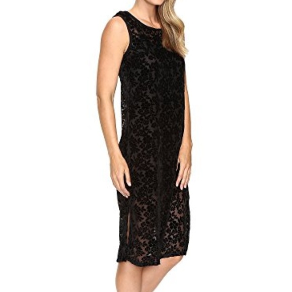 3 for $30! Lucky Brand Velvet Midi Dress - Picture 4 of 4